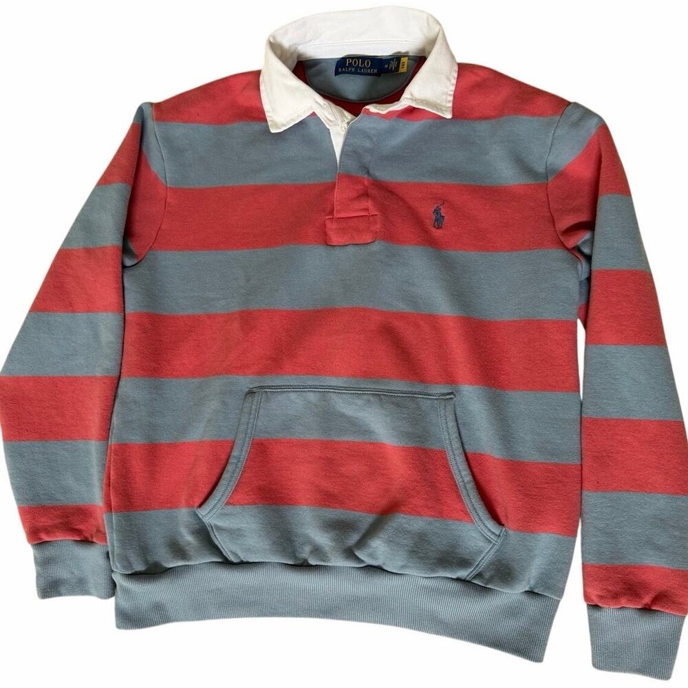 Polo Ralph Lauren Striped Rugby Sweatshirt M